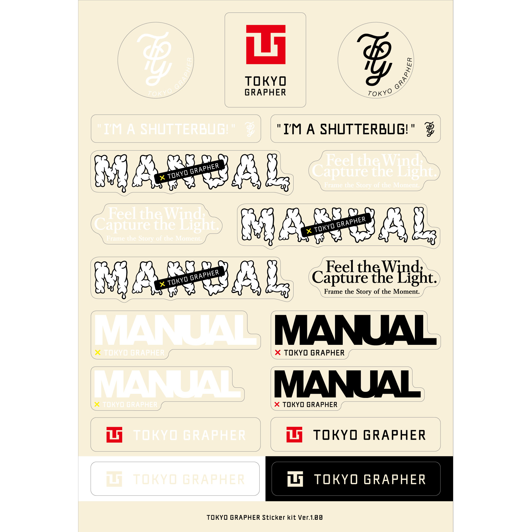 TOKYO GRAPHER Sticker Sheet