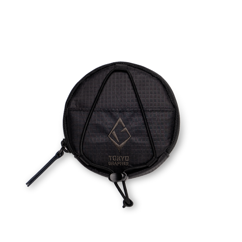 CIRCLE POUCH (BLACK) TOKYO GRAPHER